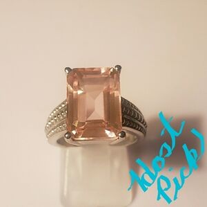 Host Pick 🌟Morganique Quartz 8.40 ctw Solitaire Ring